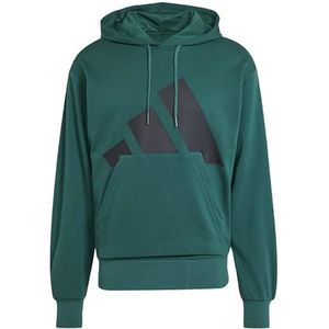 adidas - Essentials Big Logo - Hoodie - Groen - M