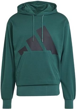 adidas - Essentials Big Logo - Hoodie - Groen - M