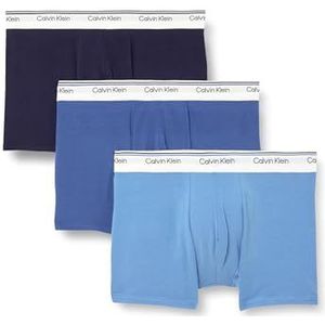 Calvin Klein Heren Trunk (Pack van 3), Multi (Pct/Dft/Sil), S