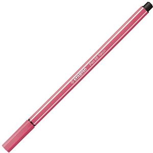 STABILO Pen 68 Mini viltstift, rood, 1 stuk(s) - Viltstiften (Rood, 1 mm, Zwart, Rood, 24 uur, Inkt op waterbasis, 1 stuk(s))