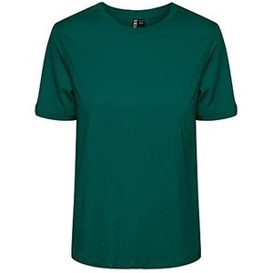 Pieces - Pcria Ss Fold Up Solid Tee Jrs Noos Bc - Dames - t-Shirts