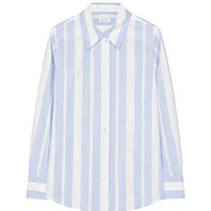 Seidensticker Damesblouse - modieuze blouse - regular fit - getailleerd overhemd blouses kraag - gemakkelijk te strijken - lange mouwen, lichtblauw, 36