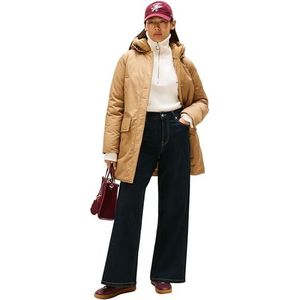 Tommy Hilfiger Parka jas voor dames, Kaki (Safari Canvas), XS