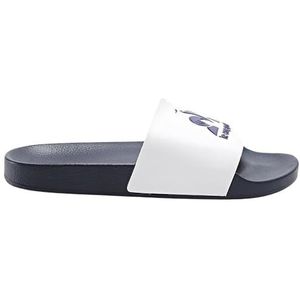 Le Coq Sportif - HF FEF - Teenslippers - Zwart - Synthetisch Leer