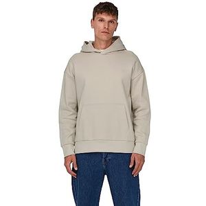 ONLY & SONS ONSDAN Life RLX Heavy Sweat Hoodie NOOS, Zilvervoering., L