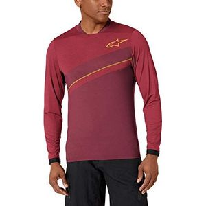 Alpinestars Heren Alpen 8.0 ls Jersey Burgundy Maroon Medium