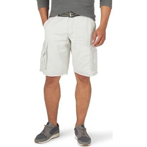 Lee Men's Dungarees New Belted Wyoming Cargo Short, Cadet Gray, 29