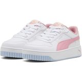 PUMA Carina Street PS Sneaker, White-PINKSCAPE-Exotic RED, 29 EU, Puma White Pinkscape Exotic Red, 29 EU