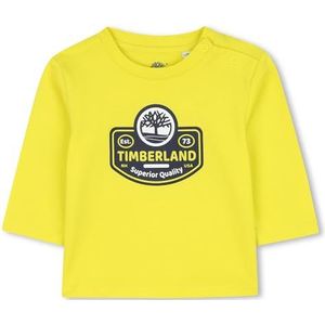 Timberland T60588 T-shirt voor babyjongens, Neongeel, 3 Jaren