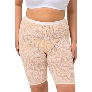 Ulla Popken, dames, grote maten, fietsers, volledige kant, Helder abrikoos, 54/56