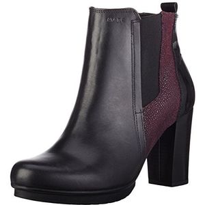 Marc Shoes Dames Edina korte schacht laarzen, Zwart Black Combi 00013, 36 EU