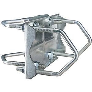 PremiumX - Dubbele Kruisschroef Bevestiging - Voor Buizen Tot Ø 63 mm - Staal