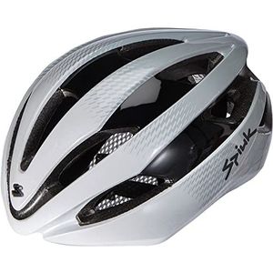 Spiuk Sportline helm Eleo, volwassenen, unisex, wit/zilver, (M-L) 53-61