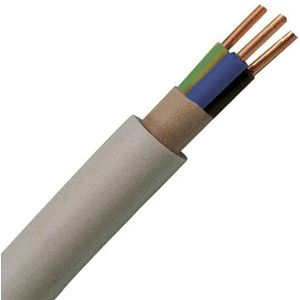 Kopp 153105841 NYM-J Kabelkabel, 3 x 2,5 mm², 5 m, grijs