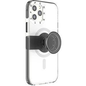 PopSockets: PopCase voor MagSafe - Hoesje voor iPhone 12 / 12 Pro met een Verplaatsbare PopGrip Slide-Standaard en Grip met een Verwisselbare Top - White