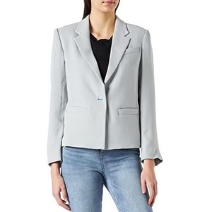 Armani Exchange Dames Contrast Buttongaten, Short Single Breasted Blazer, High Rise, 38 NL