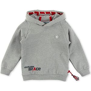 Sigikid Mini sweatshirt voor jongens van biologisch katoen, hoodie, grijs, 104