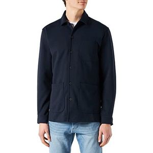 Sisley Mens Jacket 322WSQ002 Sweatshirt, Blue 06U, L