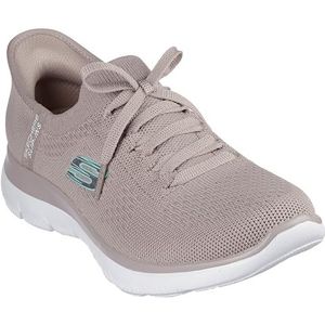 Skechers Dames Summits nieuwe dagelijkse Sneaker, Taupe, 7 UK, Taupe, 40 EU