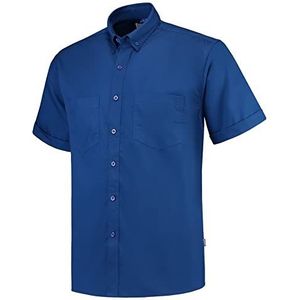 Tricorp 701001 Casual werkhemd met korte mouwen, 60% katoen/40% polyester, 150 g/m², fluor koningsblauw, maat L