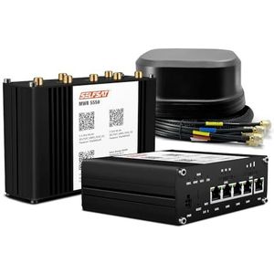 SELFSAT - MWR 5550 - Wifi-router - Zwart - Tot 3,3 Gbps met SATCO 5G-antenne