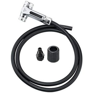 Topeak DX Twinhead DX1 Pompopzetstuk voor volwassenen, uniseks, zwart