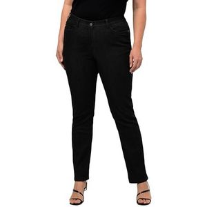 Ulla Popken Dames Jeans, Grau (Grau 11), 58