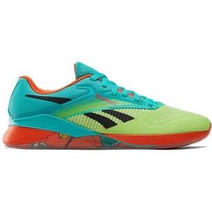 Reebok Nano X4-sneaker voor unisex, Unleashed Green Acid Geel Zwart, 44 EU