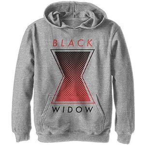 Marvel Jongens Black Widow: Movie Haftone symbool hoodie, atletisch heather, XL, atletisch heather, XL