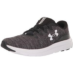 Under Armour Heren UA Charged Impulse 3 Knit Sneaker, zwart, 10 UK, Zwart, 45 EU