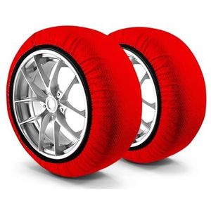 Sneeuwgrip Voor Banden Tot 40 Km/u DriveOnSnow AnchorGrip Sneeuwbanden Maat S - Gecertificeerd EN 16662-1 - Set Met 2 Sokken, Handschoenen En Tas (Max. 40 Km/u) Sneeuw Tractie Sokken