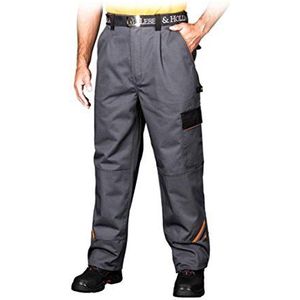 Rijst PRO-T_Sbp52 Pro Master beschermbroek, staalblauw-zwart-oranje, 52 maat