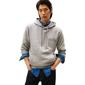 Tommy Hilfiger Mannen MERK LIEFDE KLEINE HILFIGER HOODIE MW0MW41429 Pullover Hoodie, GRIJS, XS, Grijs (Medium Grey Heather), XS