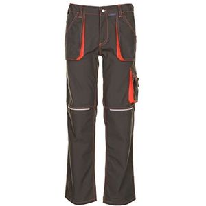 Planam Basalt heren neon broek olijf oranje model 6222 maat 94