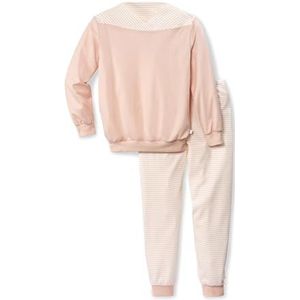 CALIDA Meisjespyjamaset met gele bration en manchetten, Lace Parfait Pink, 128 cm
