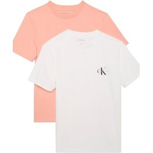 Calvin Klein - A-Logo CN 2 Pack Tee - T-shirt - Just Peach