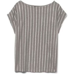 VERO MODA - Vmlana Ss Boat Neck Top - Dames - Moon-rok - Korte Mouwen