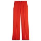 Scotch & Soda - Edie Drapey Pants - Flame Red - Damesbroek - Hoge Taille