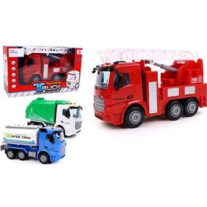 TURBO CHALLENGE - Interventievrachtwagen - Stad - 026311-1/40 - Wrijvingsvoertuig - Willekeurig model - Plastic - Kinder speelgoed - Cadeau - Vanaf 3 jaar