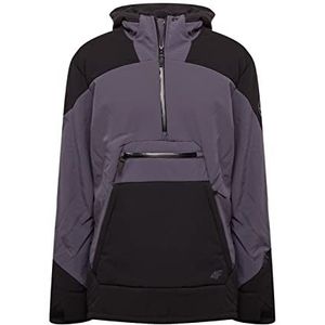 4F Softshelljas voor heren, Diepzwart, 3XL