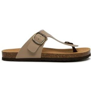 Scholl Jackie, teenslippers voor dames, Beige, 35 EU