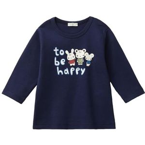 United Colors of Benetton t-shirt m/l, Blauw, 50 cm