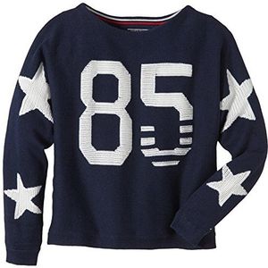 Tommy Hilfiger meisjes pullover 85 HILFIGER BN SWEATER L/S, effen