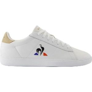 Le Coq Sportif Uniseks Courtset_2 basketbal, optisch wit/bruin, 43 EU, Optische witte tan, 43 EU