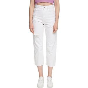 edc by ESPRIT Dames Jeans, 100/wit, 32W x 26L