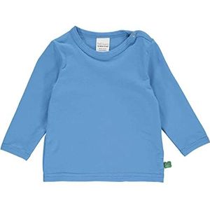 Fred's World by Green Cotton Alfa L/S T Baby, Happy Blue, 62 cm