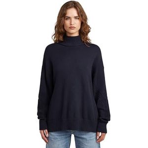 Milano High Neck Knit - Donkerblauw - Dames