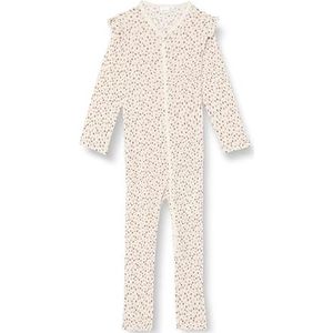 NAME IT NMFWOMI Meisjes Wool/MODAL LS Suit XXIII slaapromper, Moonbeam, 104, maanbeam, 98 cm