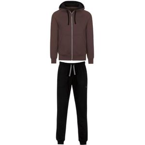 Trigema Heren 6759068 vrijetijdspak, mokka, S, mokka, S