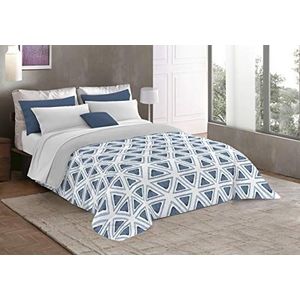 Italian Bed Linen Basic bedrukte winterdekbed, dubbel, triangoli